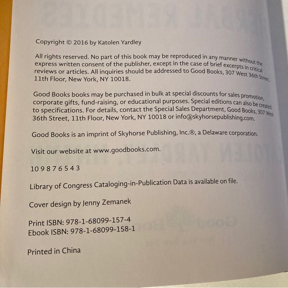 the good living guide to natural and herbal remedies by Katolen Yardley - Picture 12 of 12